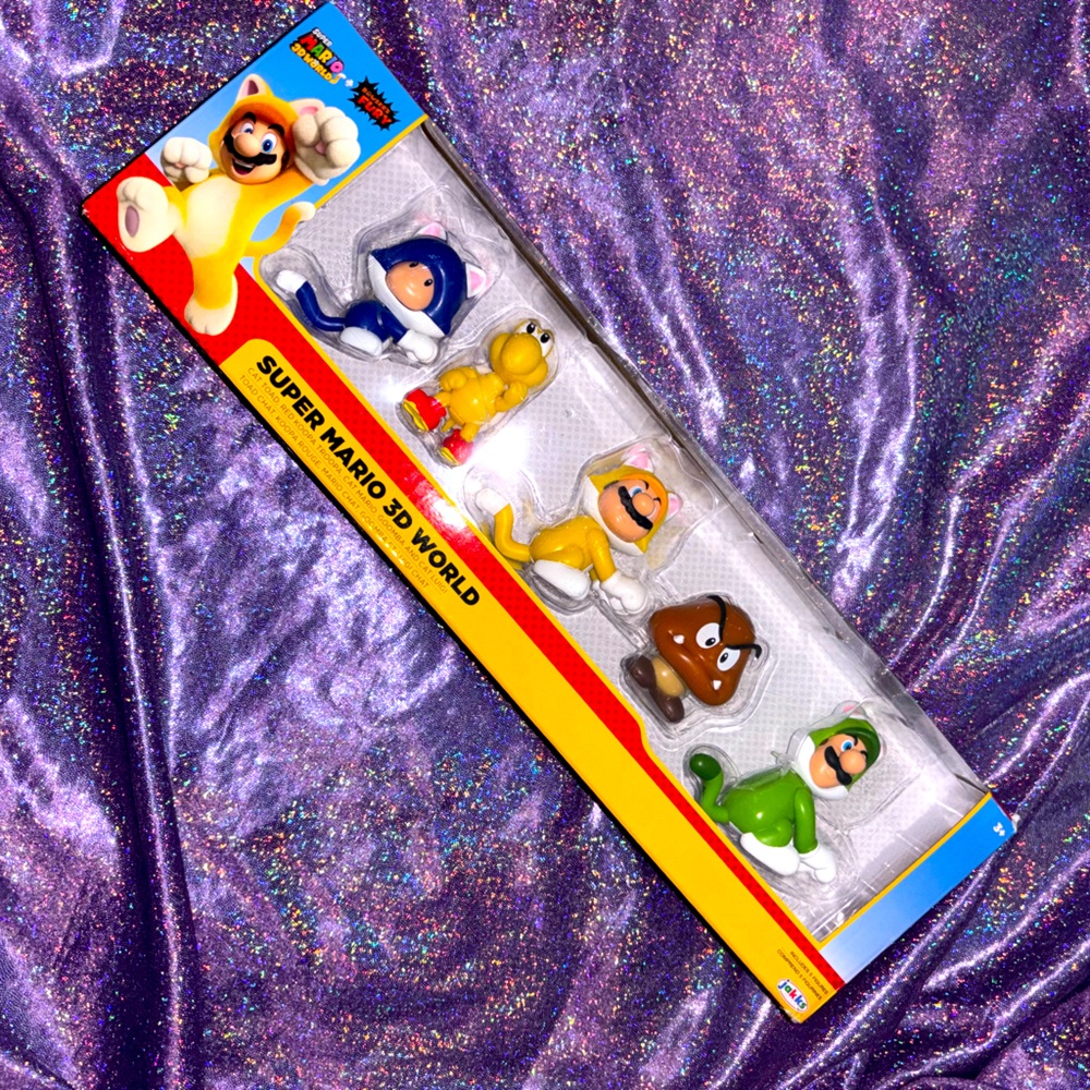 Super Mario 3D World Figure Set